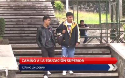 Camino a la educación superior; 72 no lo logran