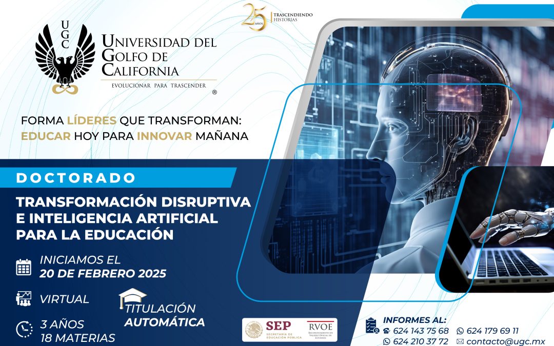 Doctorado en Transformación Disruptiva e Inteligencia Artificial para la Educación